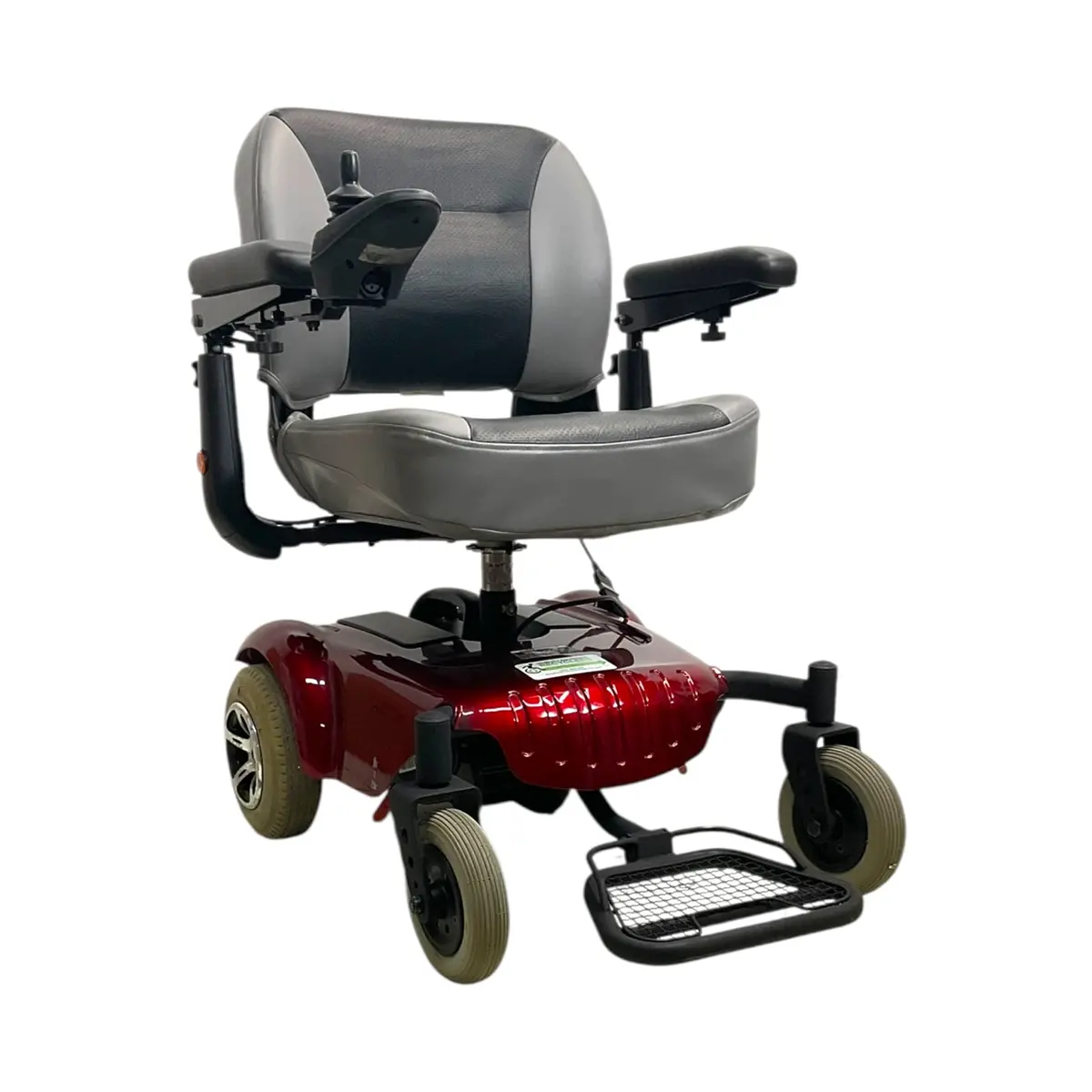 Merits P320 Regal Junior Portable Power Chair | 3 Piece Disassembly | 18" X 17" Seat 1