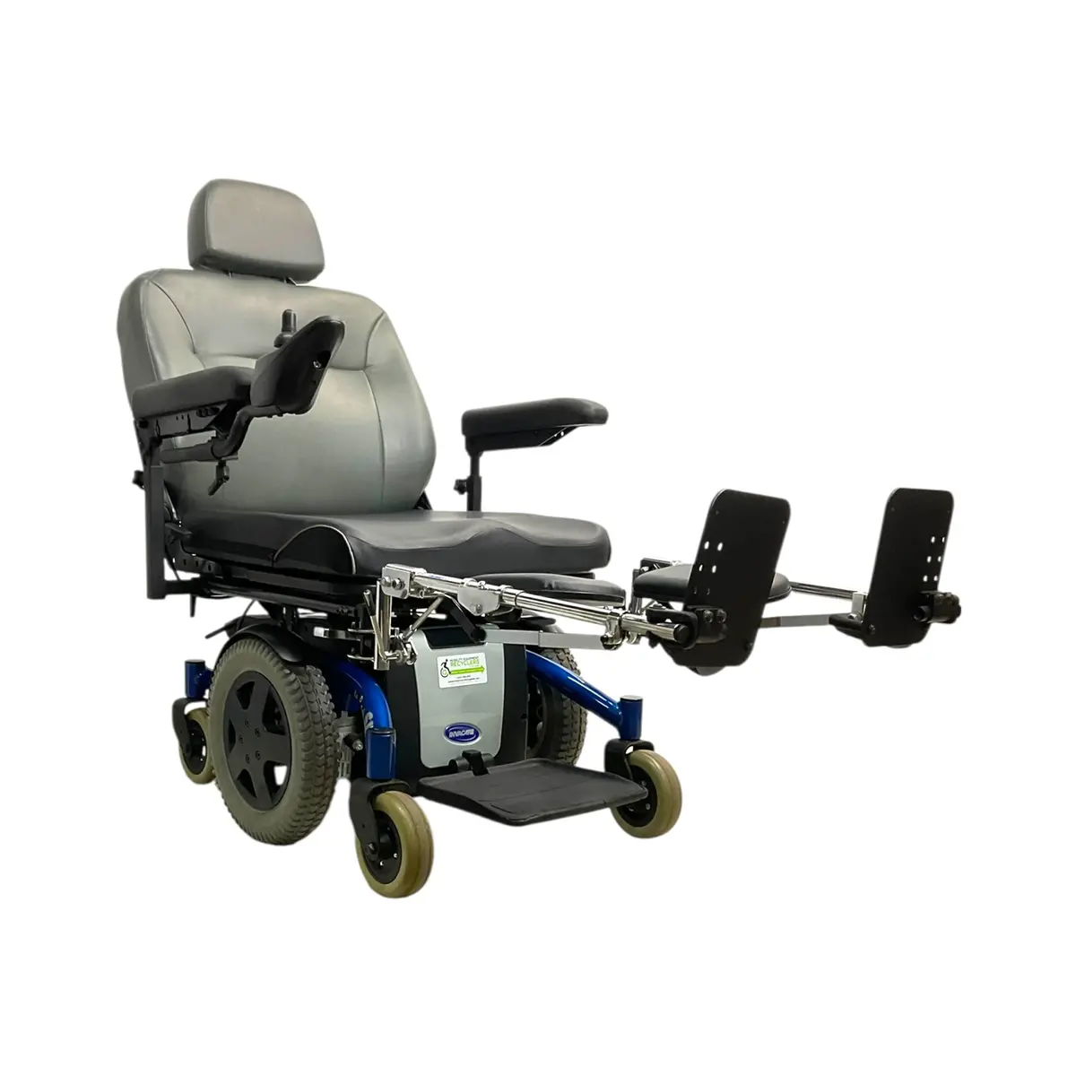 Invacare Tdx Si Hd Heavy-Duty Power Wheelchair | 450 Lbs Capacity | 22" X 22" Seat | Elevating Leg Rests 1