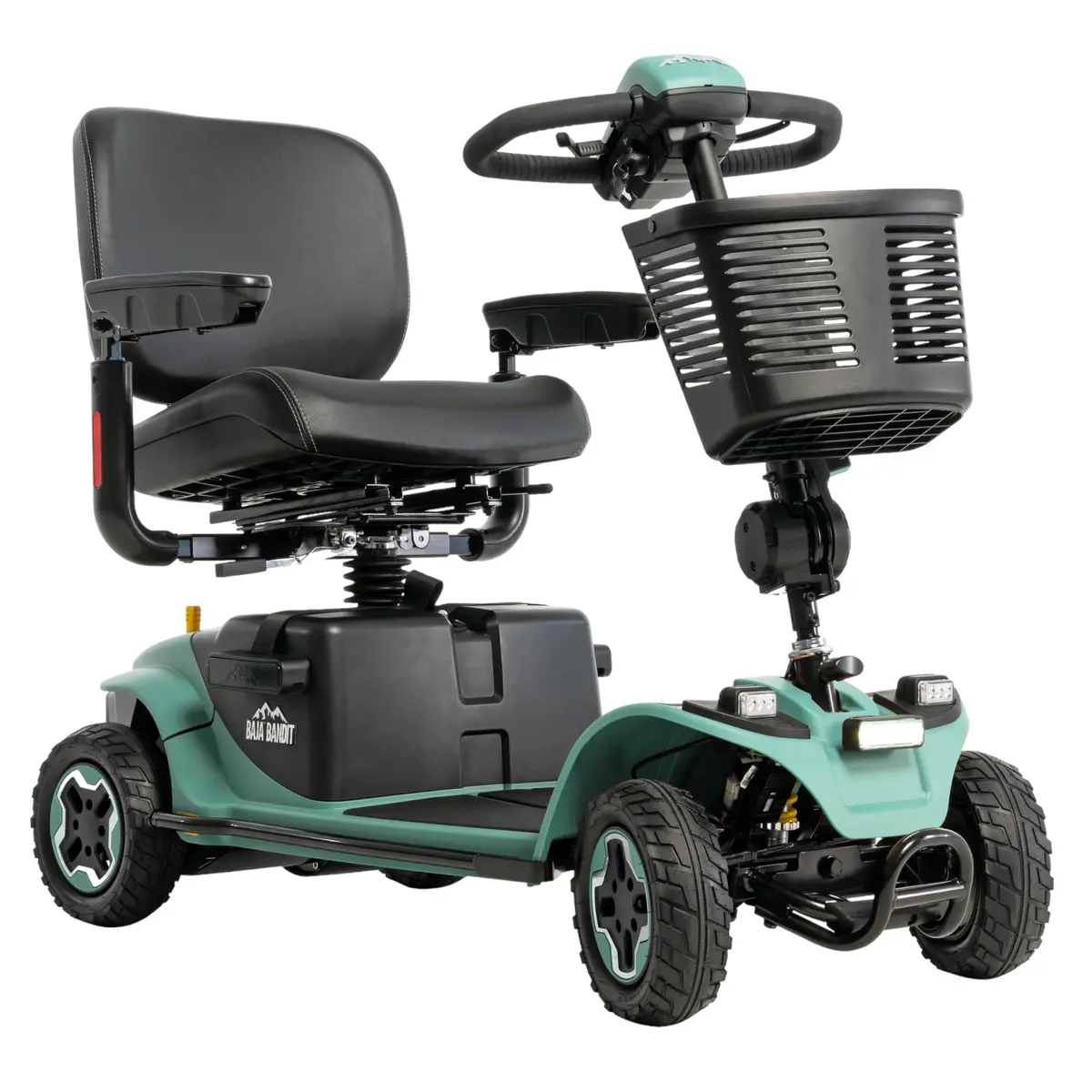 New Pride Mobility Baja Bandit Full-Size Mobility Scooter | 18" X 17" Stadium Seat | 400 Lb Weight Capacity 1
