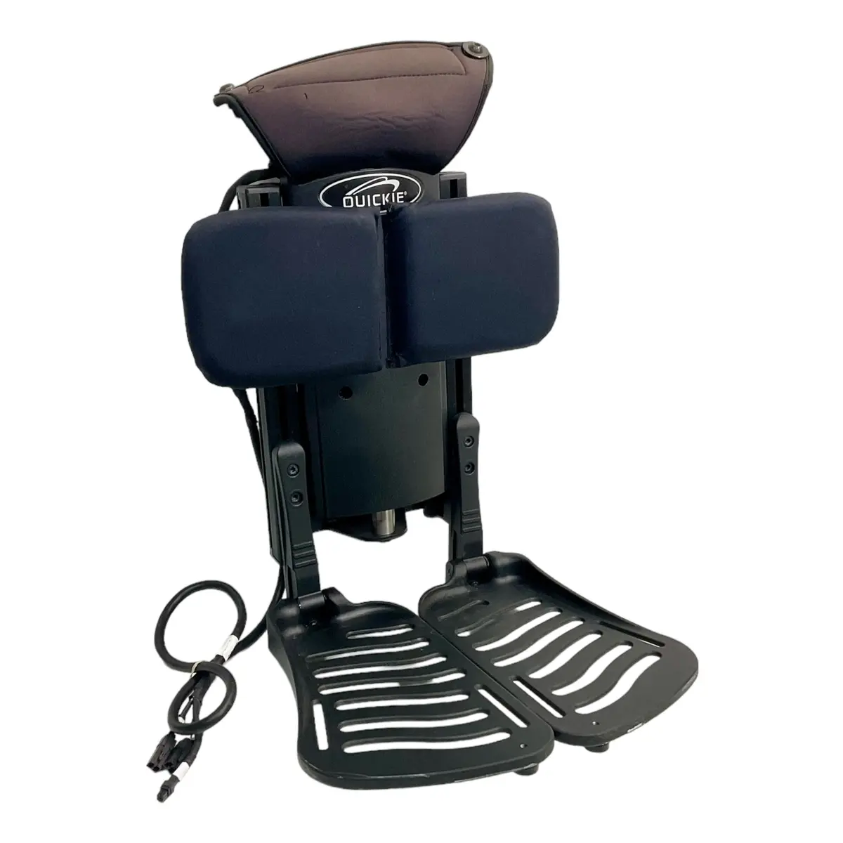 Fixed Center Mount Leg Rest Assembly For Sunrise Medical Quickie Qm-7 Series & Quickie Pulse 6 Power Chairs | 159781 | Actuator Included 1