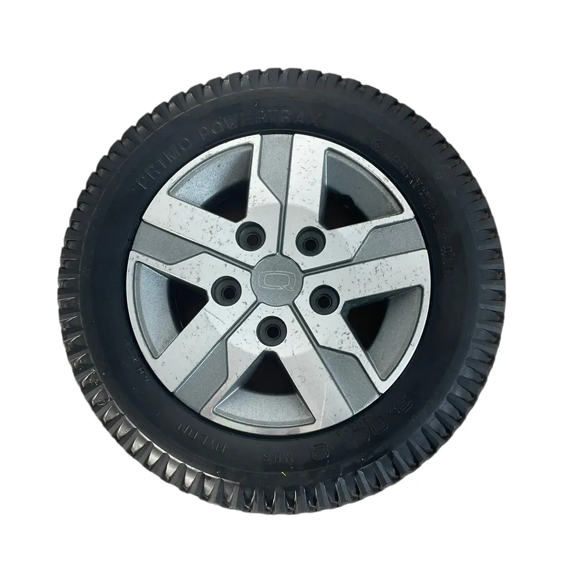 Flat-Free Primo Powertrax Drive Wheel For Pride Mobility Quantum Q6 Edge 2.0, 2.0 X Power Chairs  | 14" X 3" (3.00-8) | Whl138798-B 1