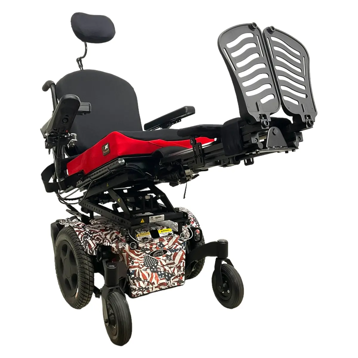 Sunrise Medical Quickie Pulse 6 Power Chair | 18 X 19 Inch Seat | Tilt & Power Extending Legs | Only 3 Miles! 1