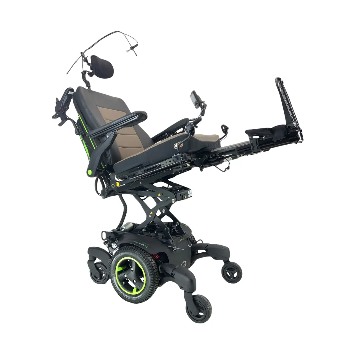 Sunrise Medical Quickie Qm-710 Rehab Power Wheelchair | 19" X 22" Seat | Chin Control | Attendant Joystick | Only 3 Miles! 1