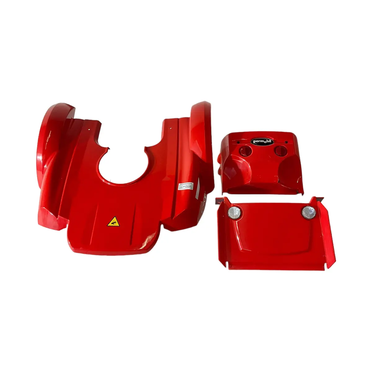 Red 3-Piece Shroud Assembly For Permobil C300 Power Chairs | 313546 1
