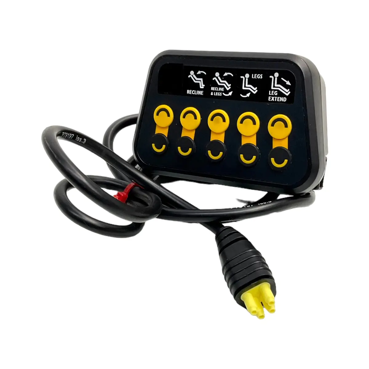 Seat Control Switch For Sunrise Medical Quickie Qm-7 Series, Quickie Pulse 6, Q700 M, And More Power Chairs | 158709 1