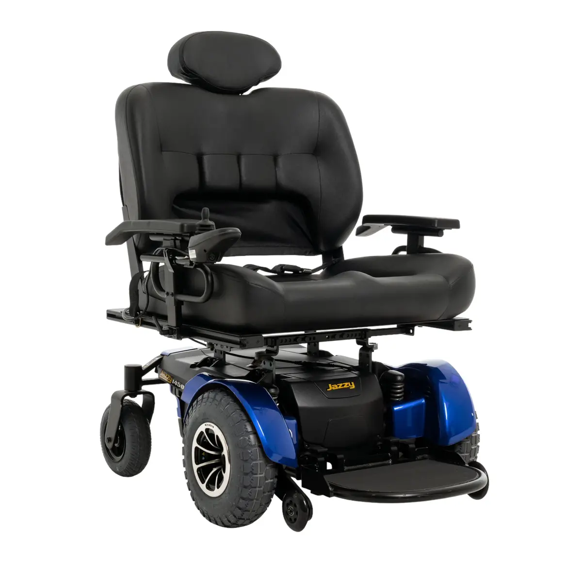 Pride Mobility Jazzy 1450 Heavy-Duty Electric Power Wheelchair — Adjustable 22–28"W × 20–24"D Seat, 600 lb Capacity - Image 4