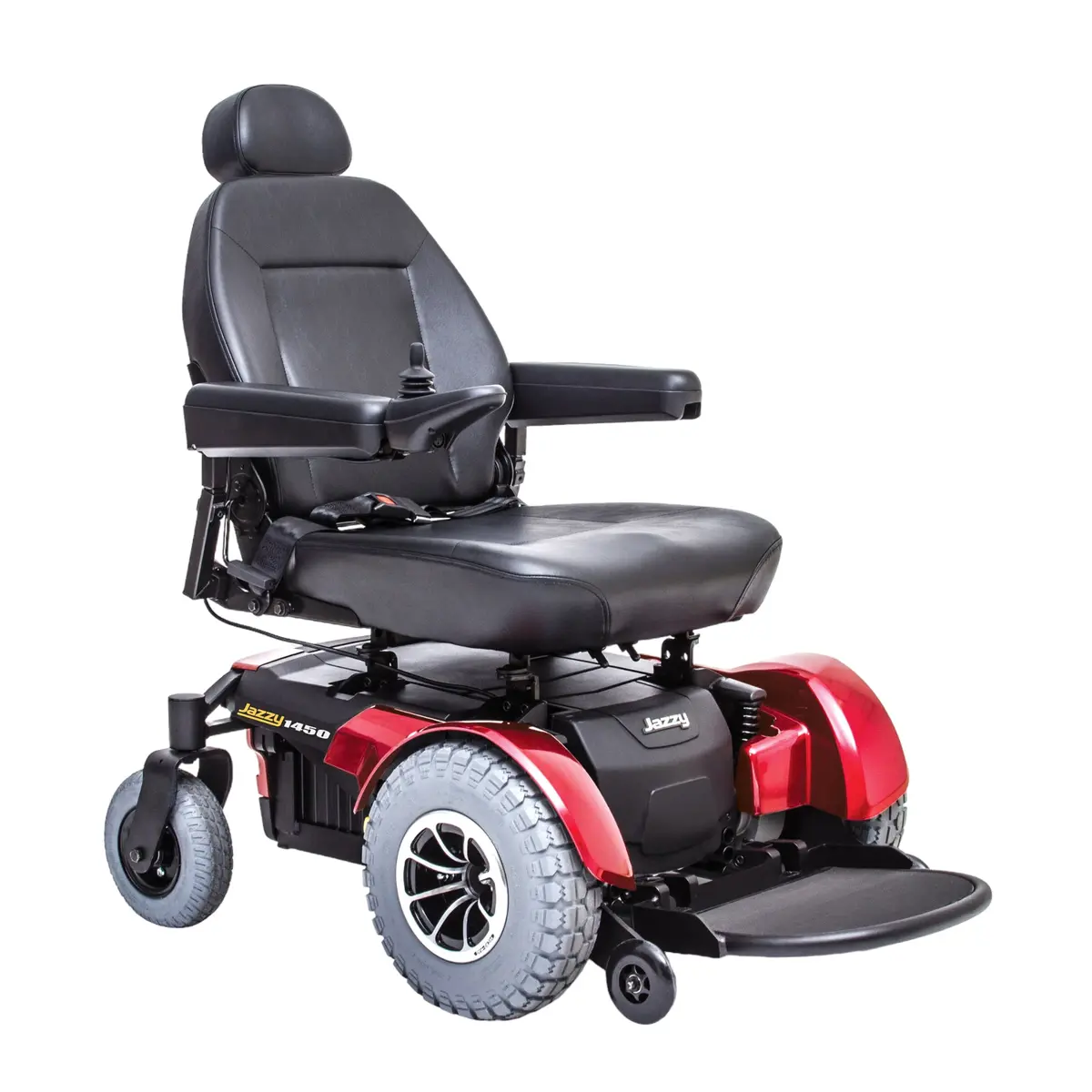 New Pride Mobility Jazzy 1450 Heavy Duty Power Chair | 22" - 28"W X 20" - 24"D Seat | 600 Lbs Weight Capacity 1