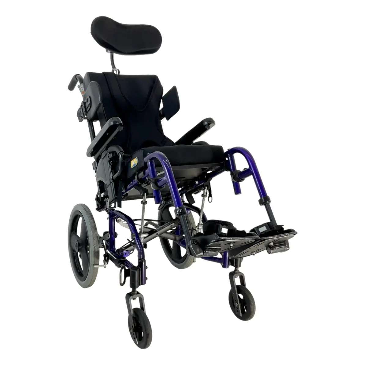 Sunrise Medical Quickie Zippie Ts Tilt-In-Space Manual Wheelchair | 13" X 15" Seat | Lateral Supports, Butterfly Harness 1