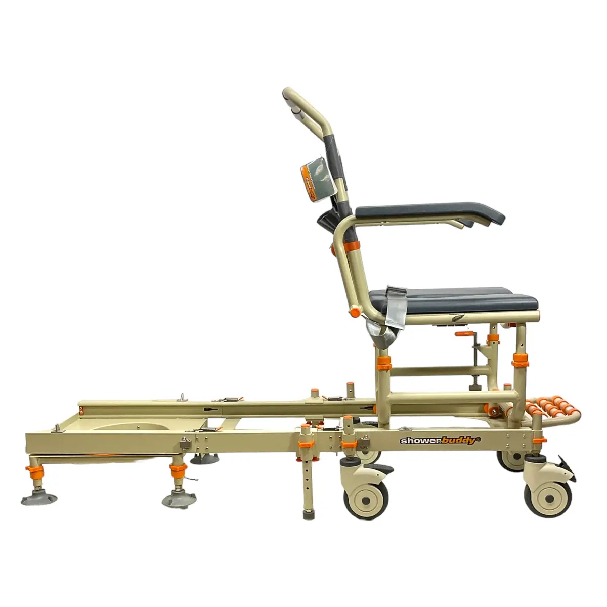 Showerbuddy Sb1 Shower Chair With Sliding Transfer Bench | 18 X 17 In Seat | 350 Lbs Weight Capacity 1