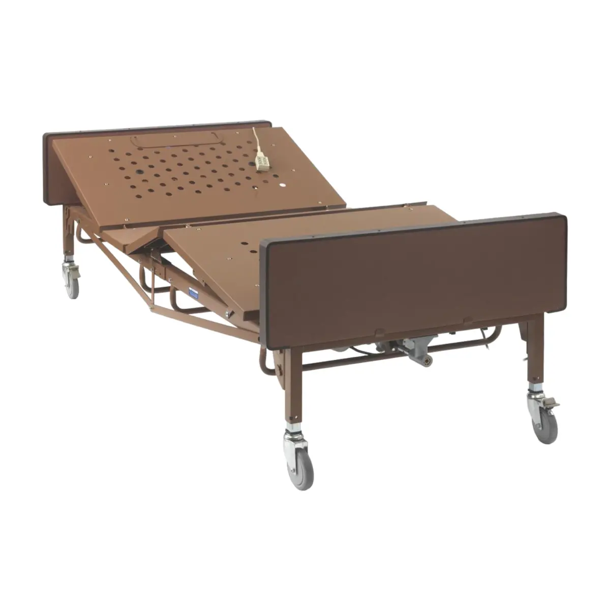 Medline Bariatric Homecare Full-Electric Hospital Bed | 600 Lbs User Capacity 1