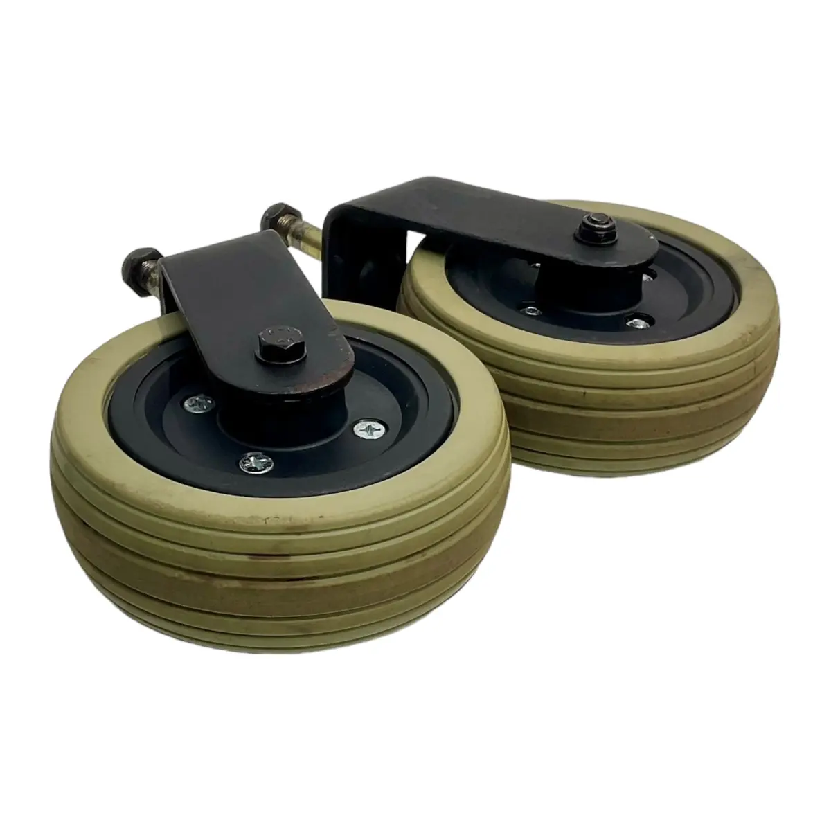 Set Of 6 Inch Caster Wheels For Pride Mobility Jazzy Select 6, Select 6 Ultra & Select Gt Power Chairs | Frmasmb14261 | Frmasmb14262 1