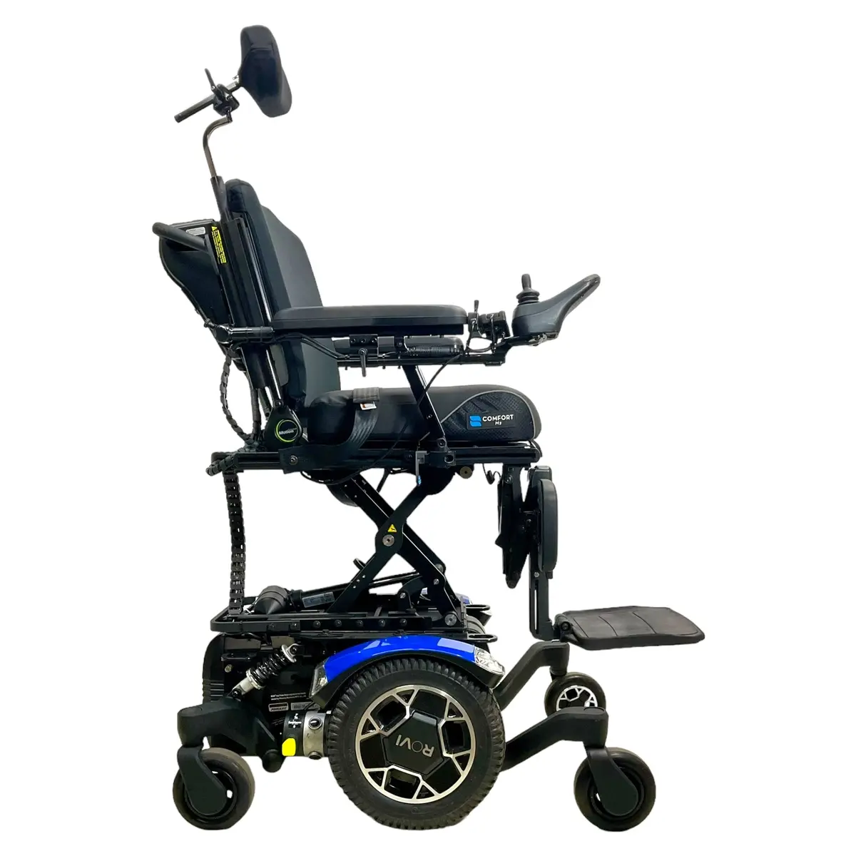 Like-New 2021 Rovi X3 Power Wheelchair | 19 X 17 Inch Seat | Seat Elevate, Toggle Switch 1