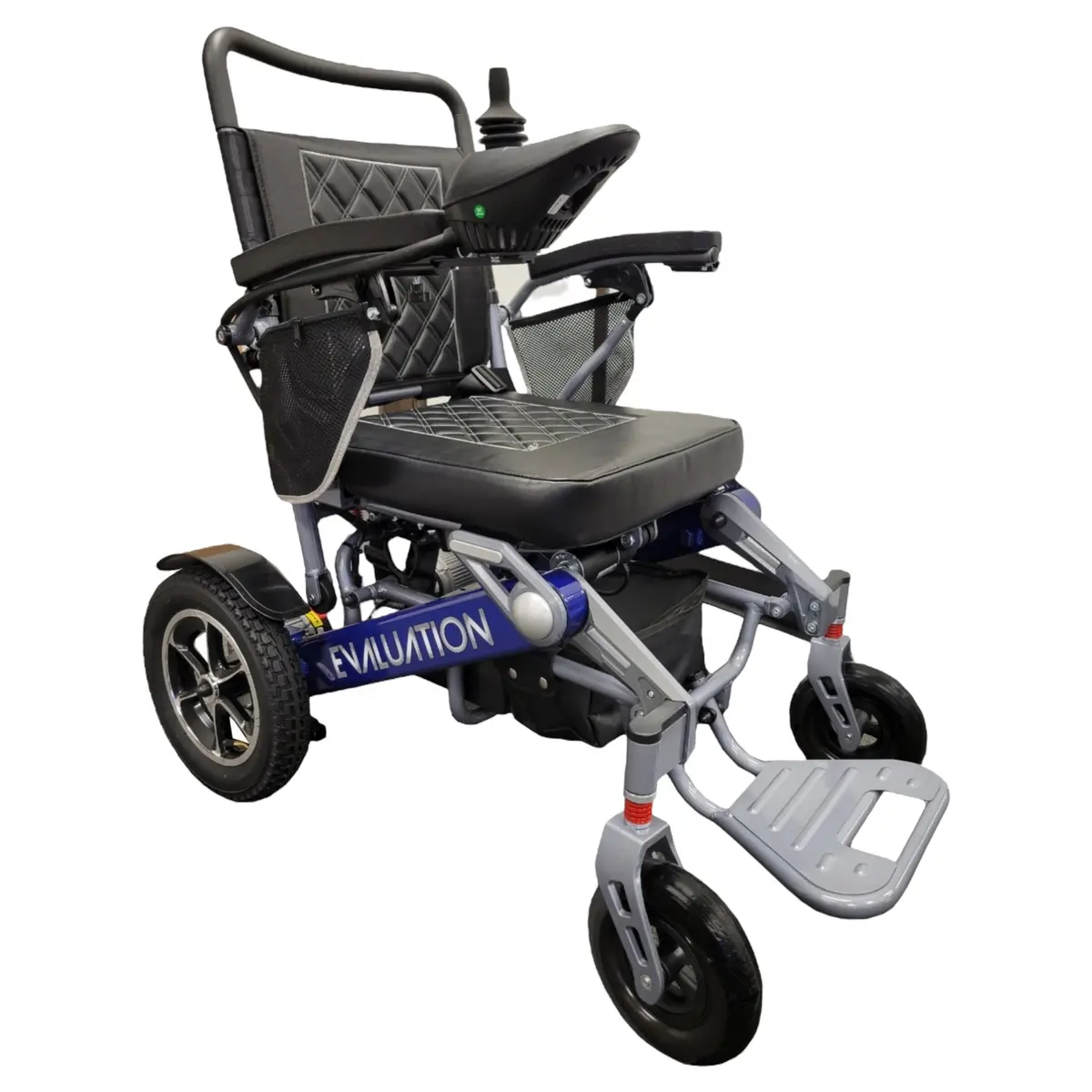 New Evaluation Evolution Automatic Folding Power Wheelchair | 18.5 X 18.5 Inch Seat | Remote Control-Powered Folding 1