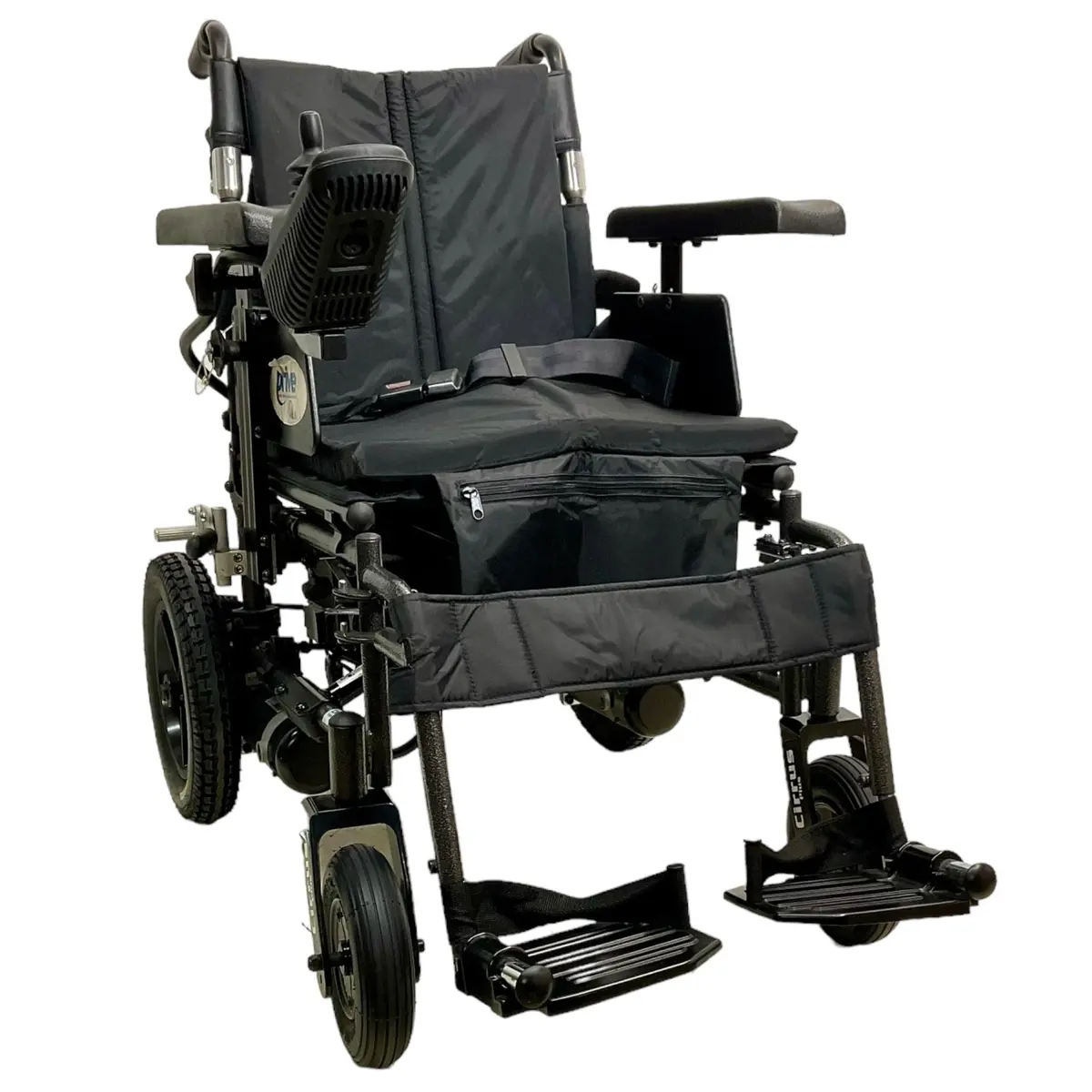 Drive Medical Cirrus Plus Ec Folding Power Chair | 18 X 16 Inch Seat | Swing-Away Leg Rests 1