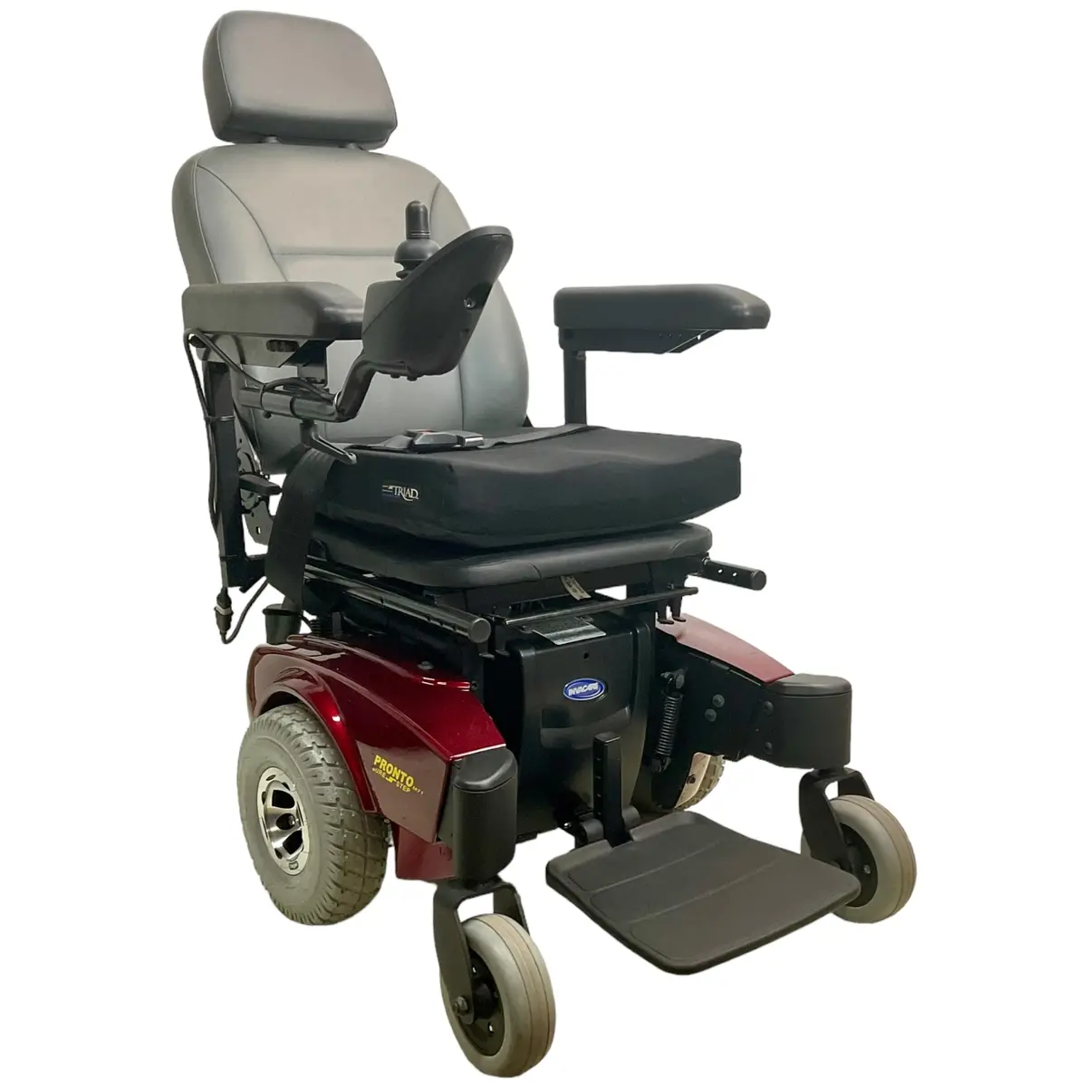 Invacare Pronto M71 Power Chair With Surestep | 16 X 16 Inch Seat | Foldable Seat 1