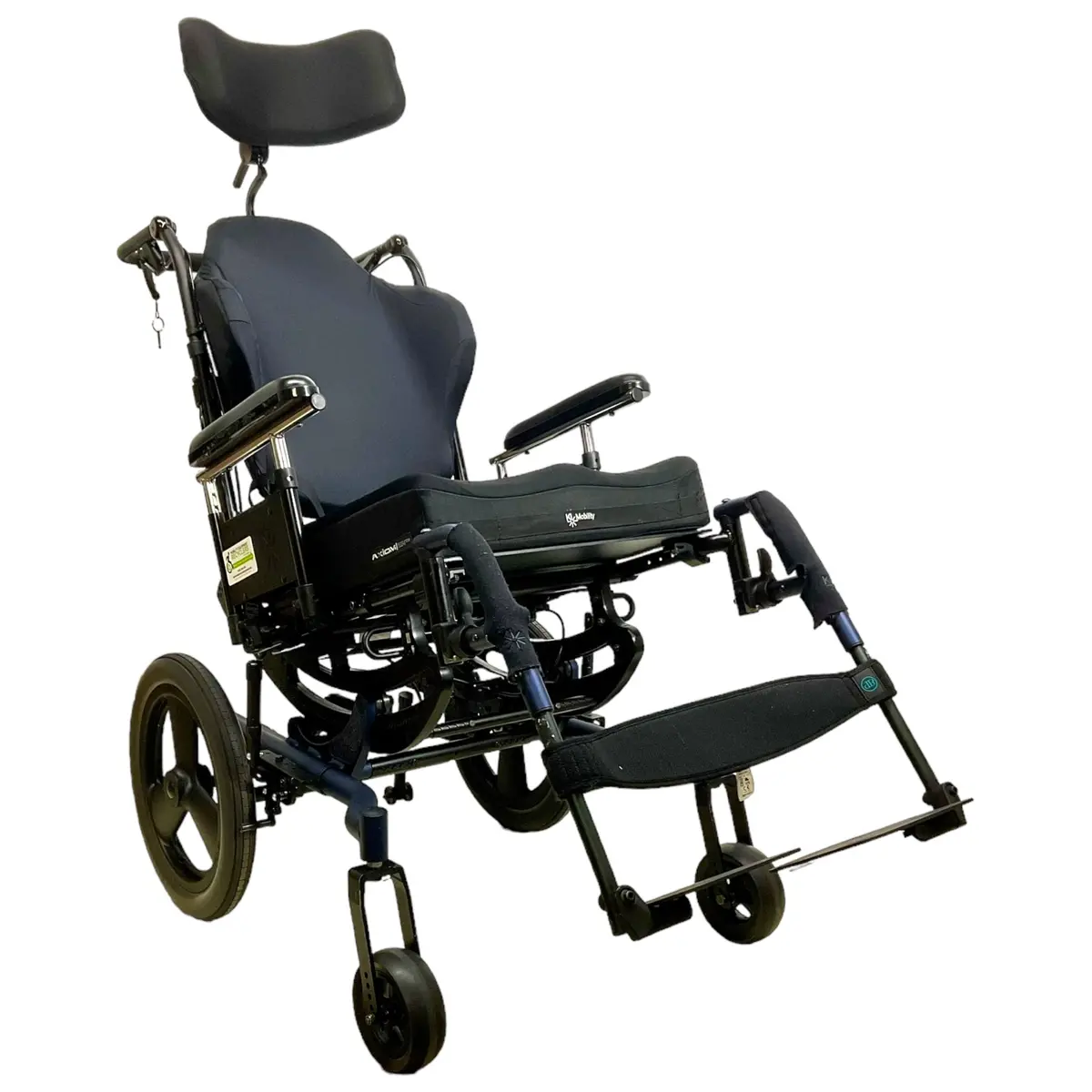2022 Ki Mobility Focus Cr Tilt-In-Space Wheelchair | 18 X 20 Inch Seat | Contoured Backrest | Mint Condition! 1