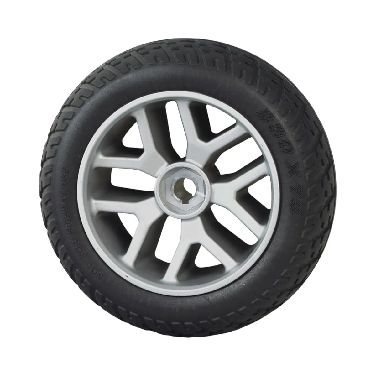 Rear Wheel Assembly For Golden Buzzaround Ex & Buzzaround Lx Scooters | Flat-Free | 9 X 2 Inches 1