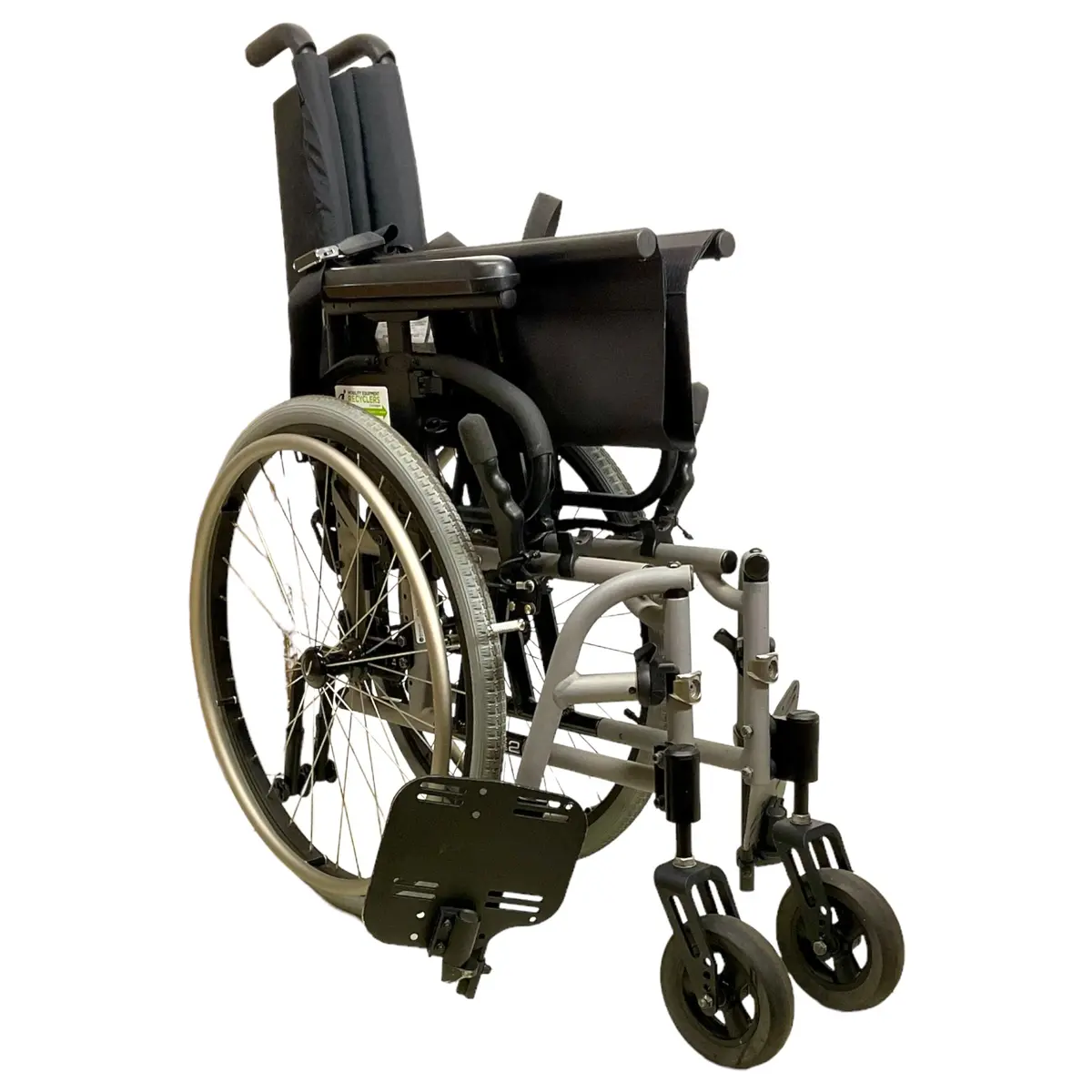 2021 Sunrise Medical Quickie 2 Folding Manual Wheelchair | 18 X 18 Inch Seat | Swing-Away Leg Rests 2