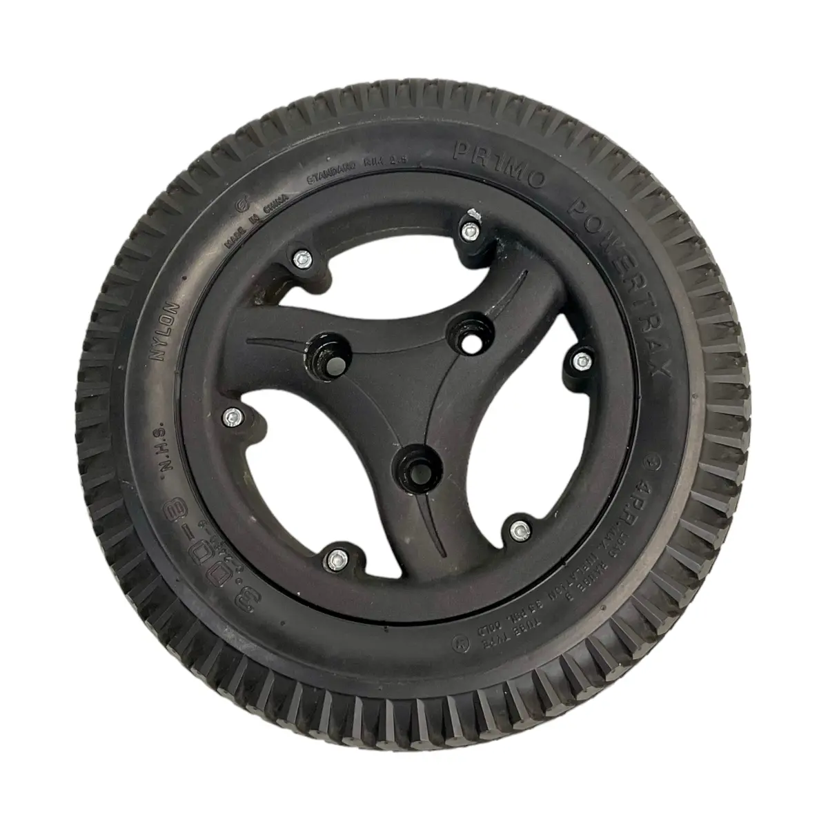 Pr1mo Powertrax Flat-Free Drive Wheel Assembly For Sunrise Medical Quickie Qm-710, 715, 720 Power Chairs | 116578 1