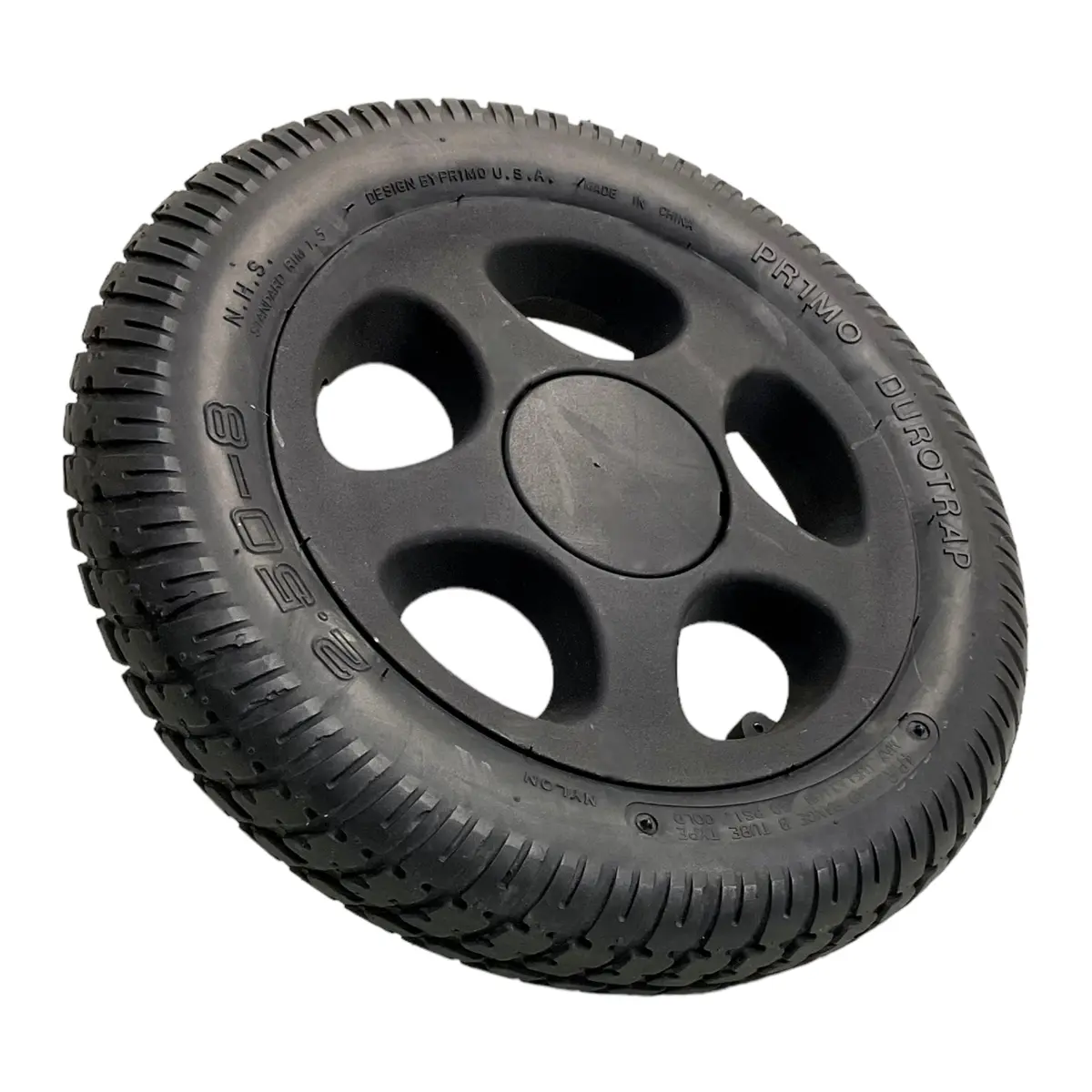 Flat-Free Drive Wheel Assembly For Quickie Pulse 5, Pulse 6, Zippie Zm-310 Power Chairs | Pr1mo Durotrap 1