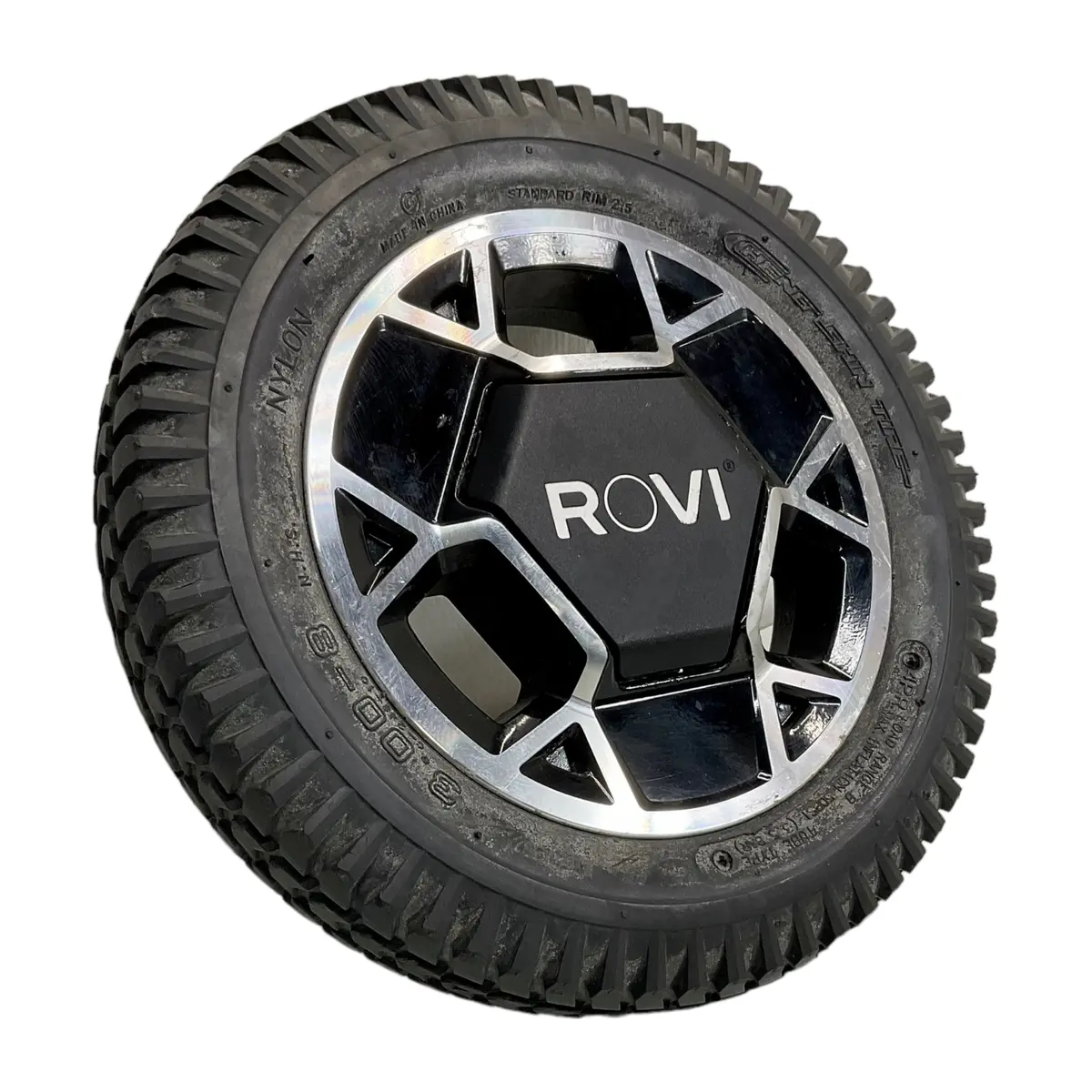 Flat-Free Drive Wheel Assembly For Rovi X3 Power Chairs | 14 X 3 Inches 1