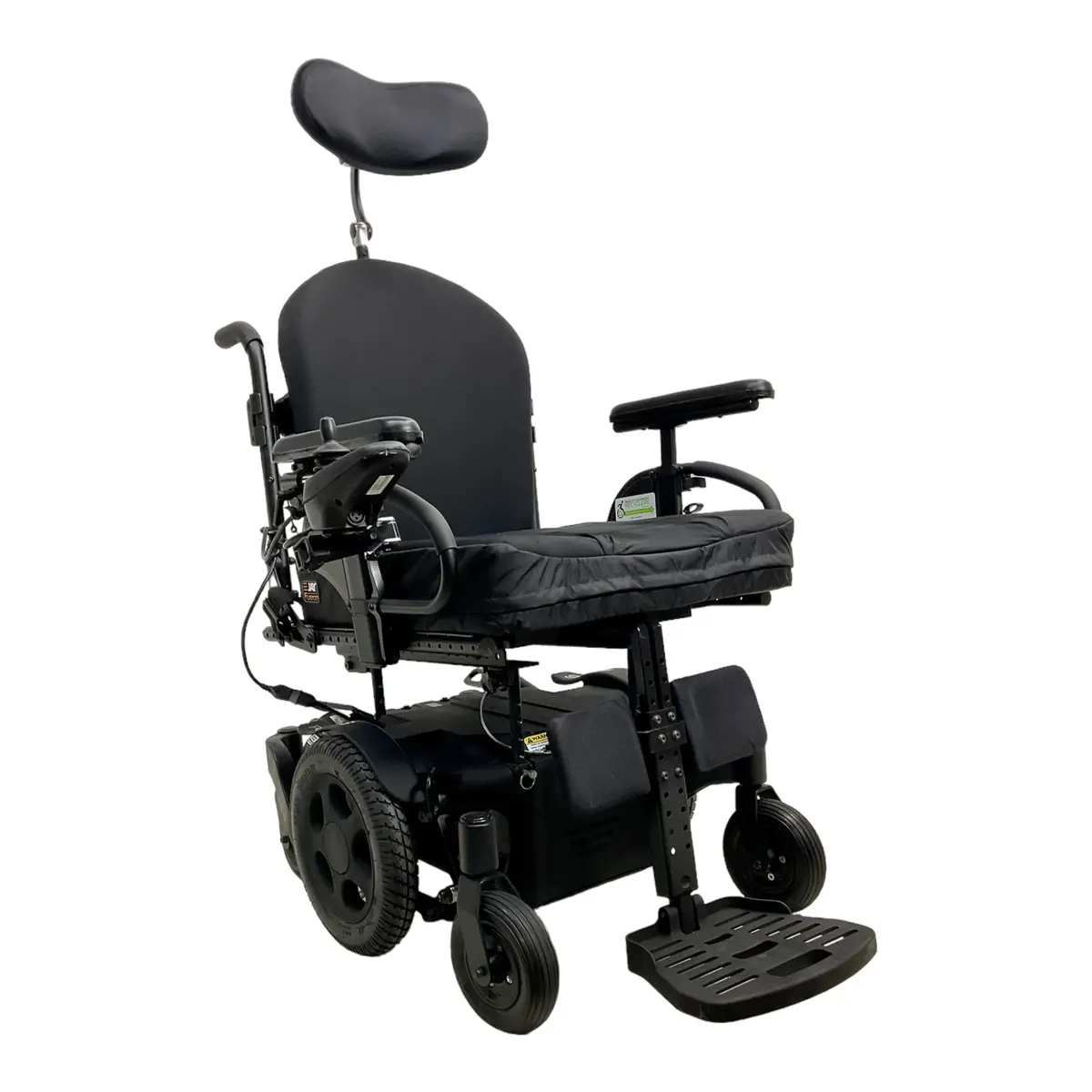 2019 Sunrise Medical Quickie Pulse 6 Power Wheelchair | 20 X 21 Inch Seat | Jay Cushion & Headrest 1