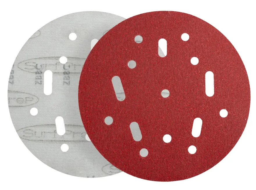 Surfprep 5″ Red Riptide Paper Abrasive Discs 1