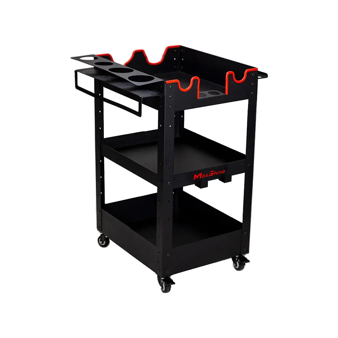 Maxshine Rolling Detailing Cart - Coated Steel 1