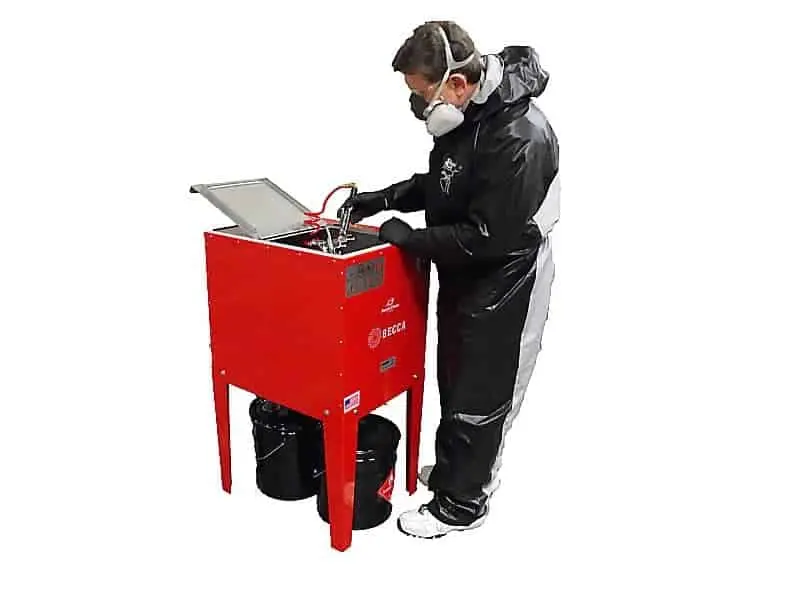 S10a Automatic Solvent Spray Gun Cleaner 1