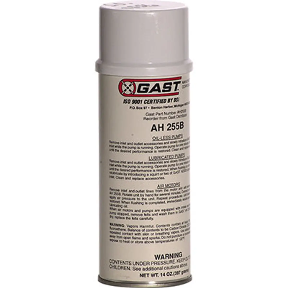 Pirate Brand - Bullard®, Free Air Pump Cleaning Solvent, 14 Oz. Aerosol Can 1