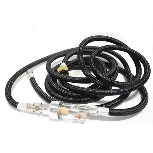 Satagraph 4 6Ft Braided Air Hose With Moisture Trap 1