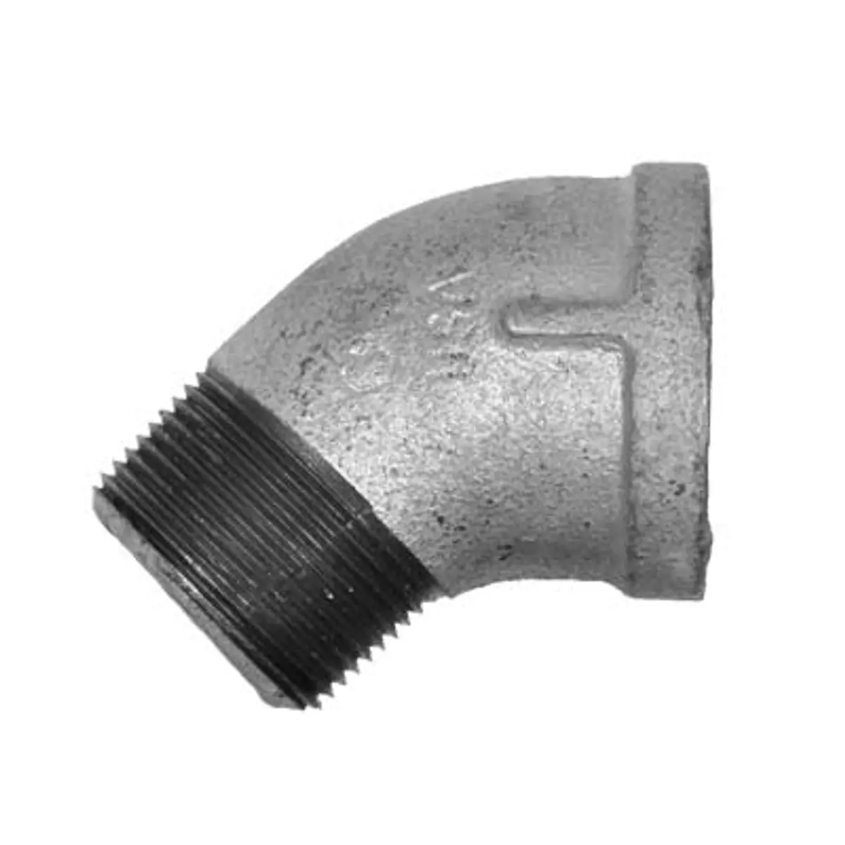 Pirate Brand - Schmidt Mfg Style, Elbow, Street, 45°, Galvanized, 1-1/4" 1