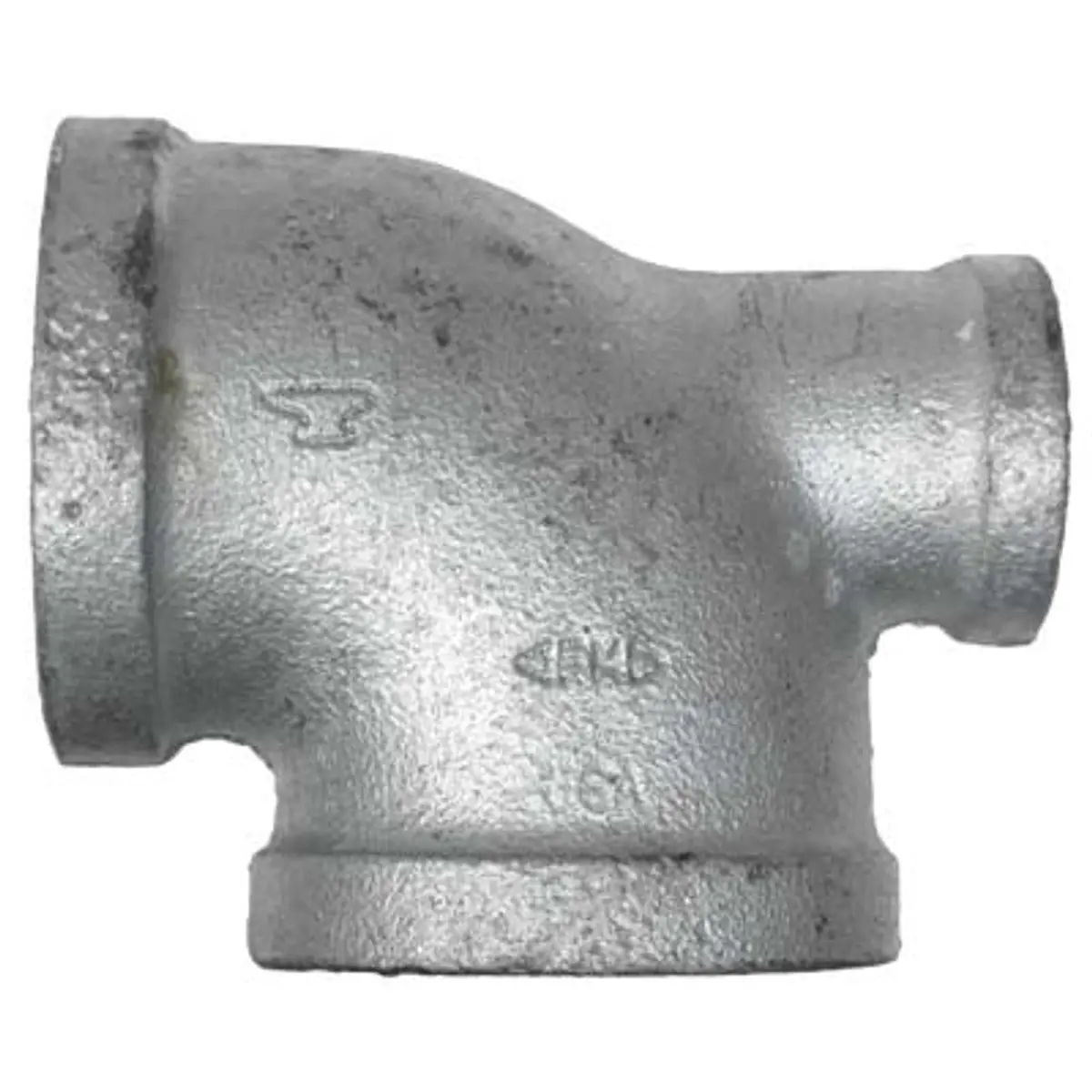 Pirate Brand - Schmidt Mfg Style, Tee, 90°, Galvanized, 1-1/2" X 3/4" X 1-1/2" 1
