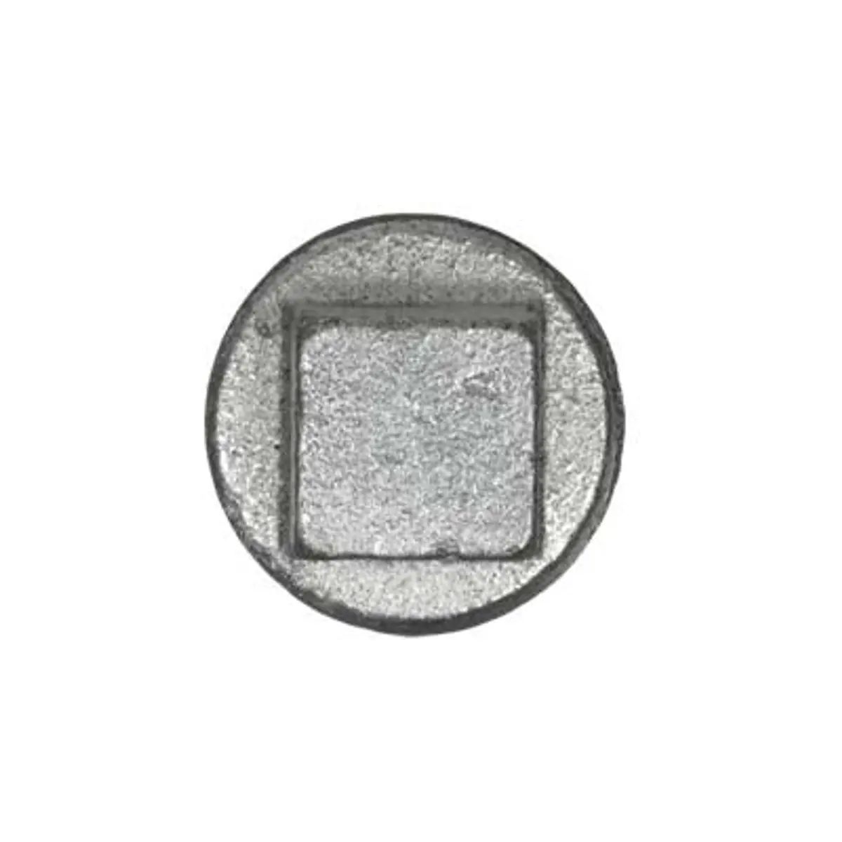 Pirate Brand - Schmidt Mfg Style, T2v, Pipe Plug, Galvanized, 1" 1