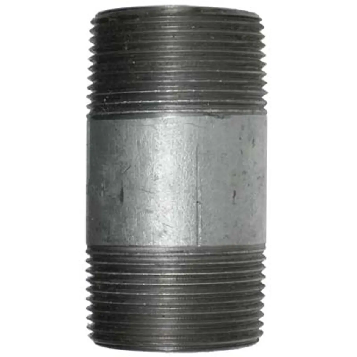 Pirate Brand - Schmidt Mfg Style, Nipple, Tbe, Schedule 80, Galvanized, 1-1/4" X 3" 1