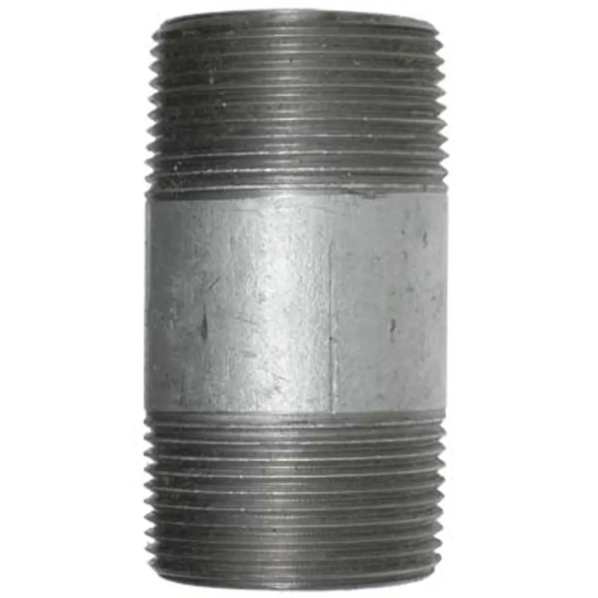 Pirate Brand - Schmidt Mfg Style, Nipple, Tbe, Galvanized, 1-1/4" X 3" 1