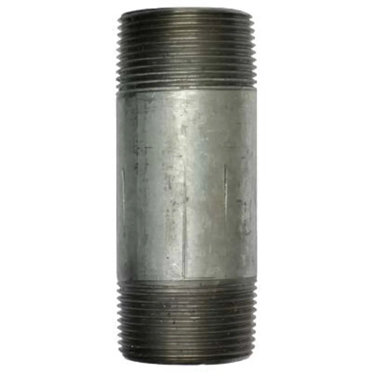 Pirate Brand - Nipple, Tbe, Schedule 80, Galvanized, 1-1/4" X 6" 1