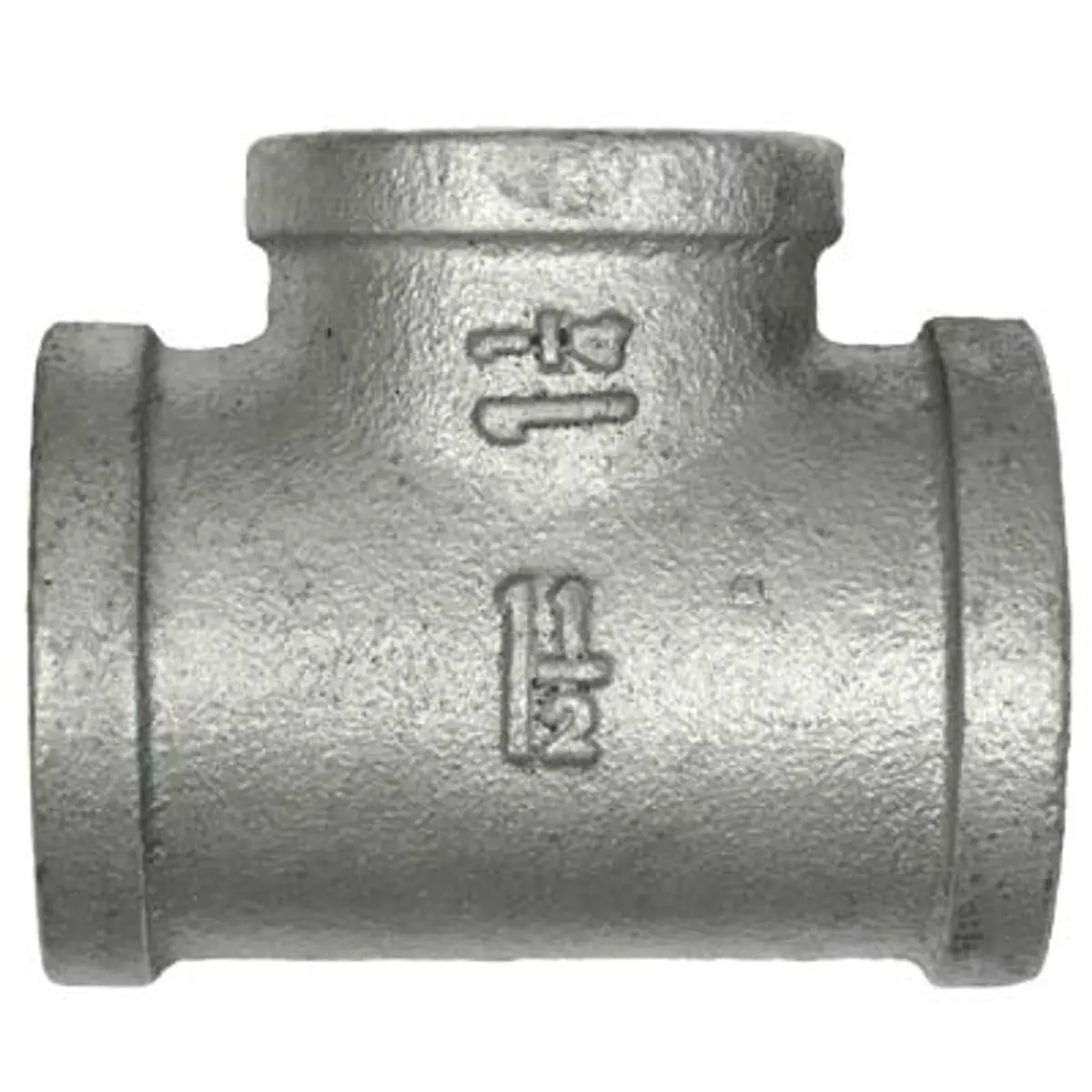 Pirate Brand - Schmidt Mfg Style, Tee Reducing, Galvanized, 1-1/2" X 1-1/2" X 1-1/4" 1