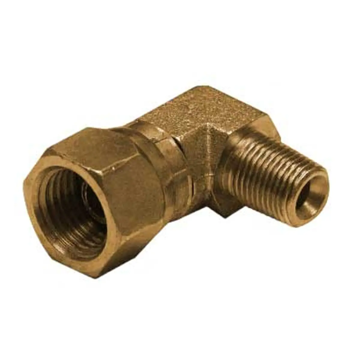 Pirate Brand - Schmidt Mfg Style, Swivel 90°, 1/8" Mnpt X 1/4" F 1