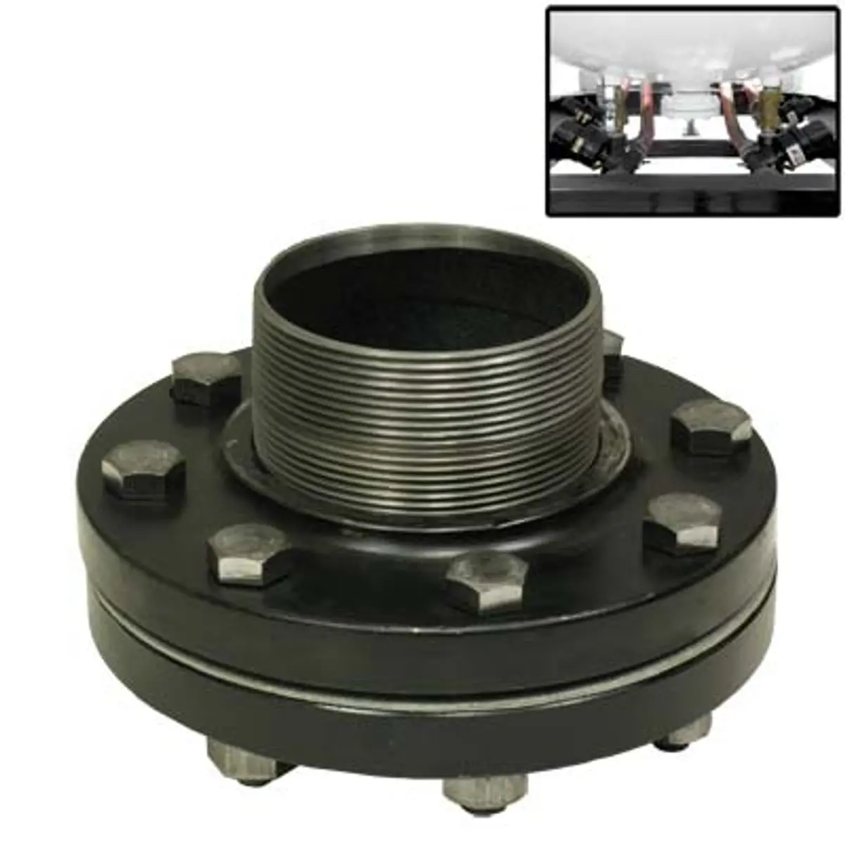 Pirate Brand - 4" Blind Flange Assembly 1