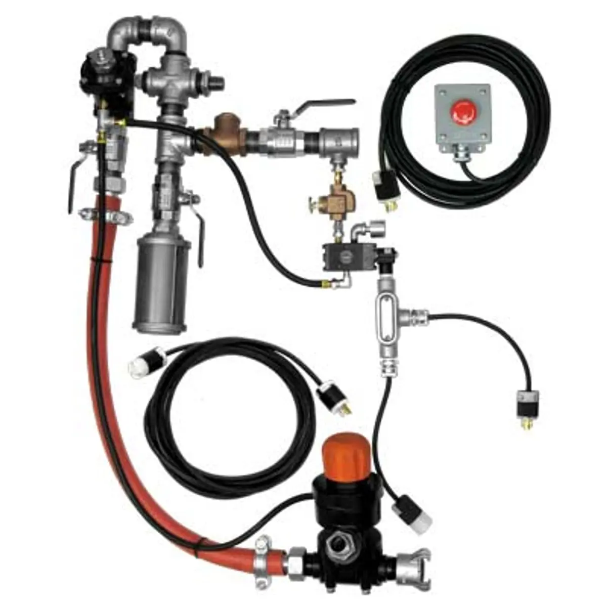 Pirate Brand - Conversion Kit, Ruemelin Style Conversion Kit Apv W/Urethane Sleeve Palm Button Electric 120Vac 1-1/4" 1