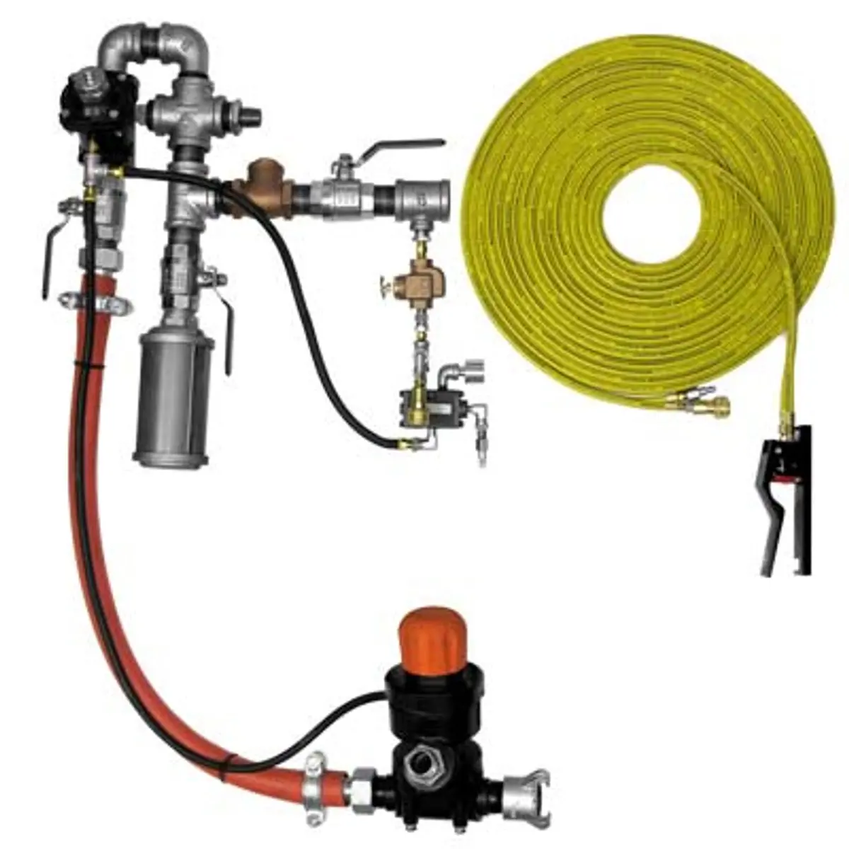 Pirate Brand - Conversion Kit, Ruemelin Style Conversion Kit Apv W/Urethane Sleeve Pneumatic 1-1/4" 1