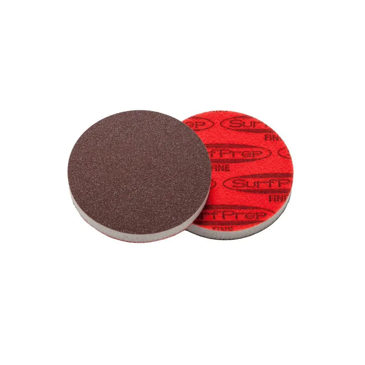 Surfprep 3" Foam Discs - 10Mm Thick (Premium Red A/O) 1