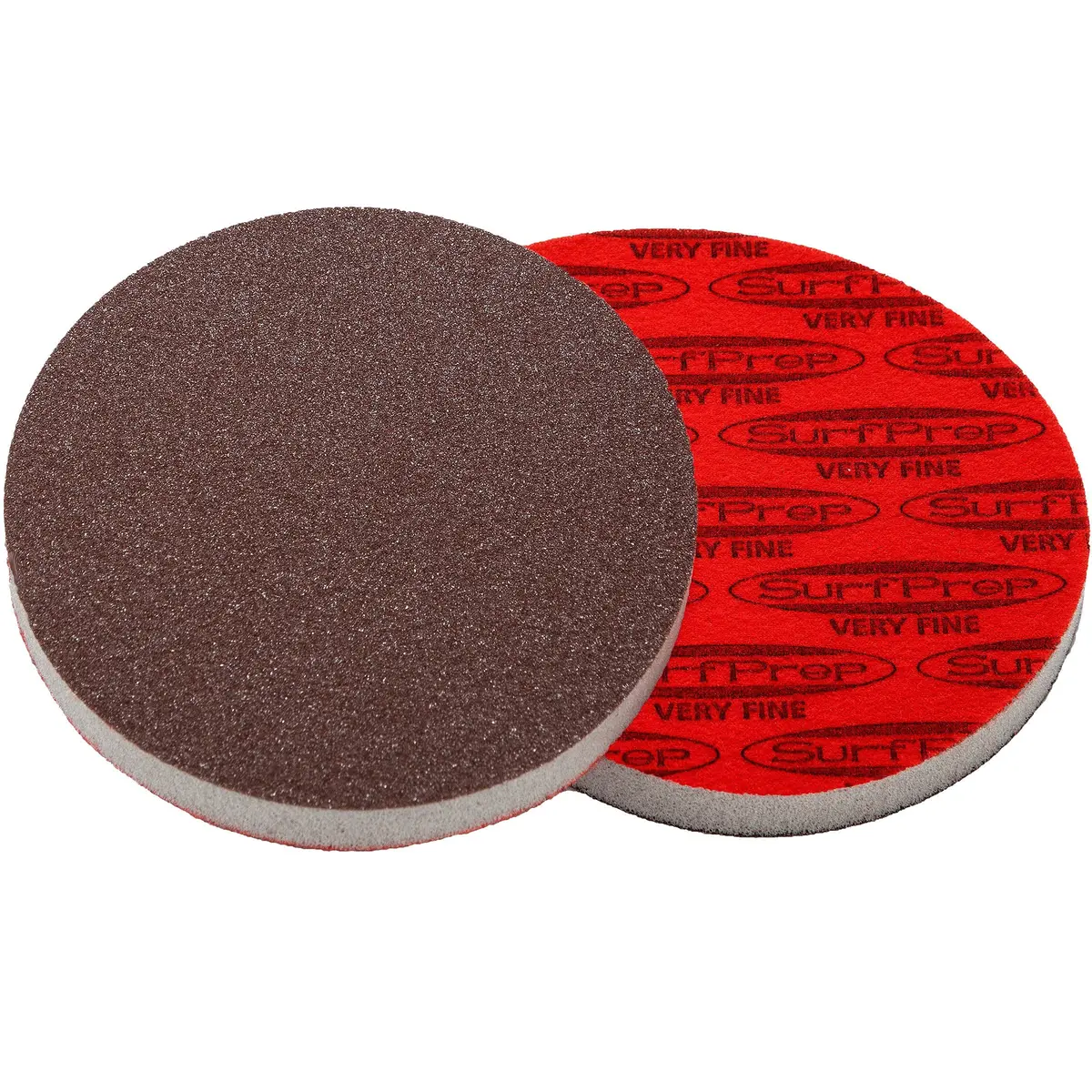 Surfprep 6" Foam Discs - 10Mm Thick (Premium Red A/O) - 10 Pads/Box 1