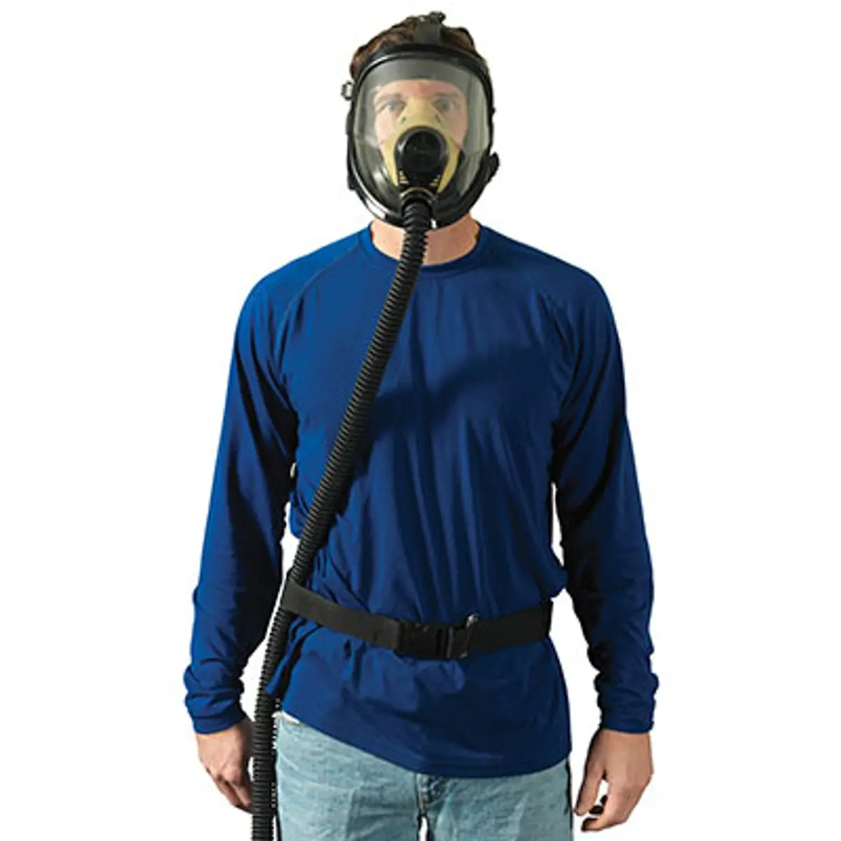 Pirate Brand - Bullard® Spectrum® Series, Continuous Flow Full-Face Mask-Style Free Air Pump Respirator, (Small Or Medium/Large) Facepiece, F35 Constant Flow 1/2" Industrial Interchange 1