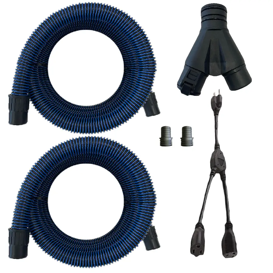Surfprep Piv-12 Dual User Vacuum Hose Setup (Electric Sander) 1