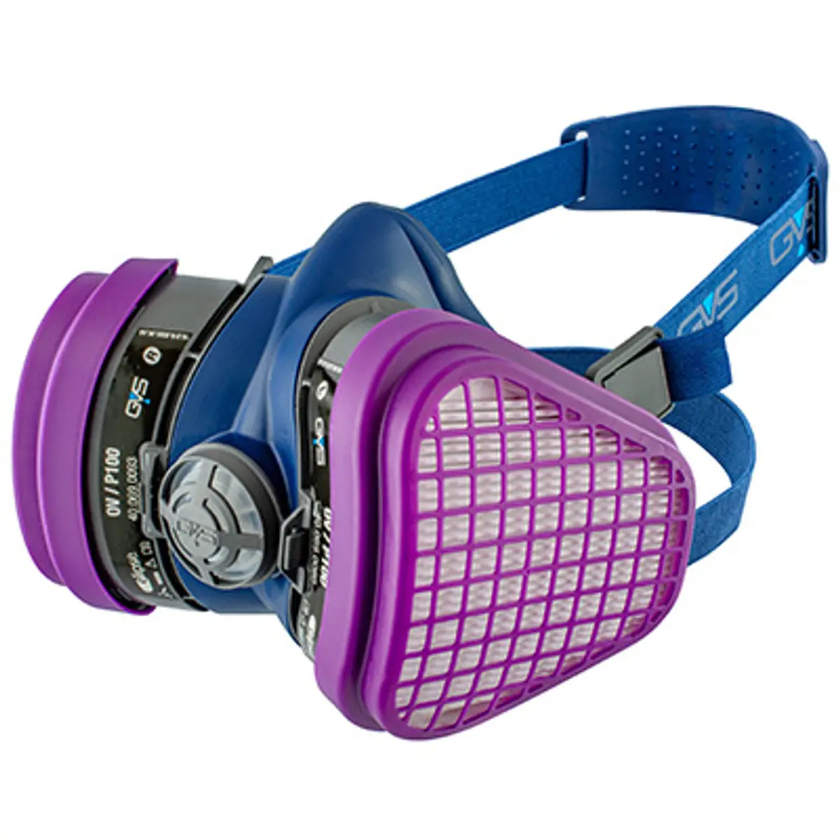 Pirate Brand - Gvs, Elipse® Ov/P100 Half-Mask Respirator W/ Replaceable Filters (Two Size Options) 1