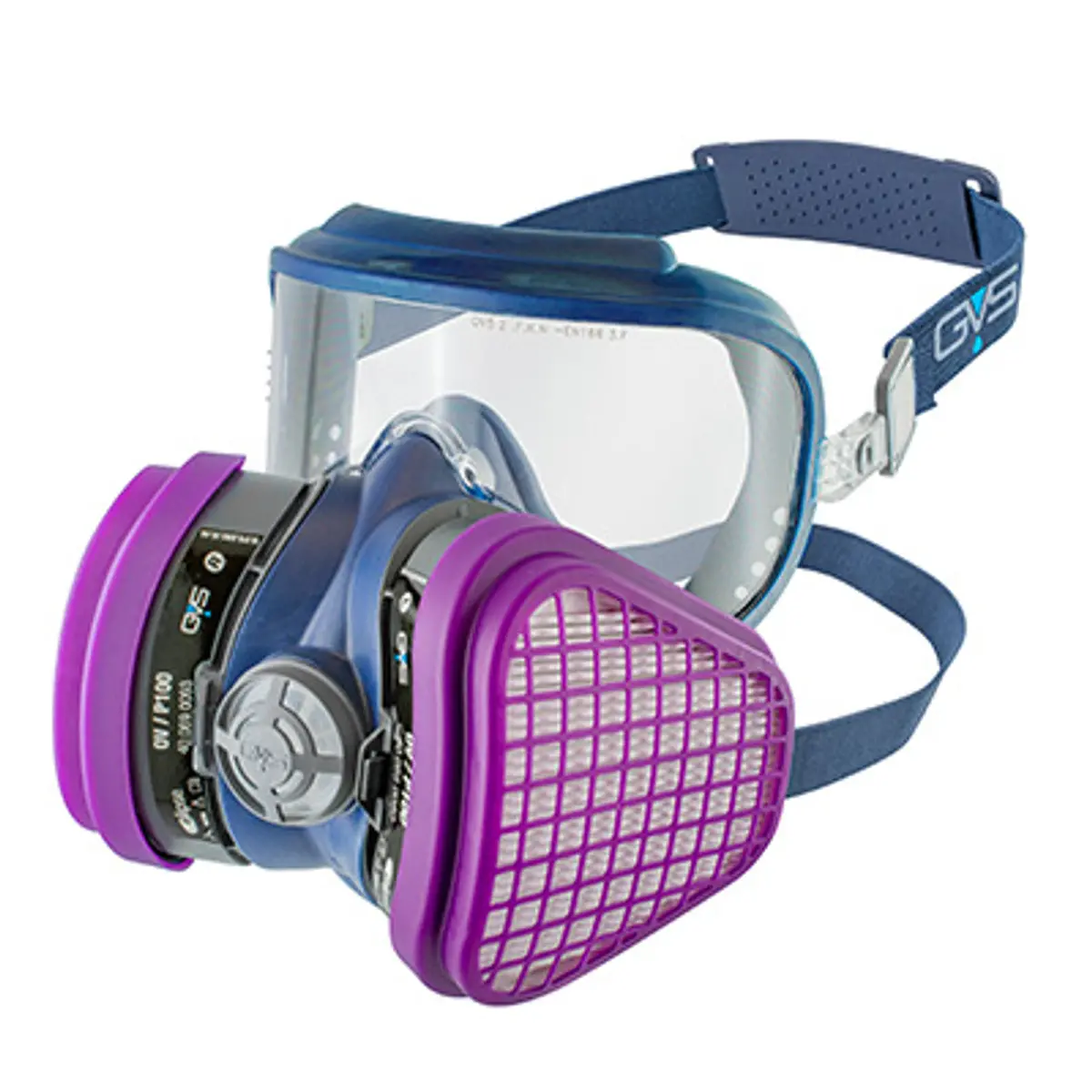 Pirate Brand - Gvs, Integra® Ov/P100 Half-Face Mask Respirator W/ Replaceable Filters (Two Size Options) 1