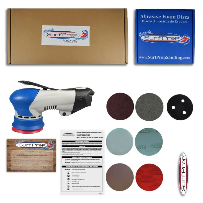 Surfprep 3" Electric Ray Pro Sanding System Kit 1