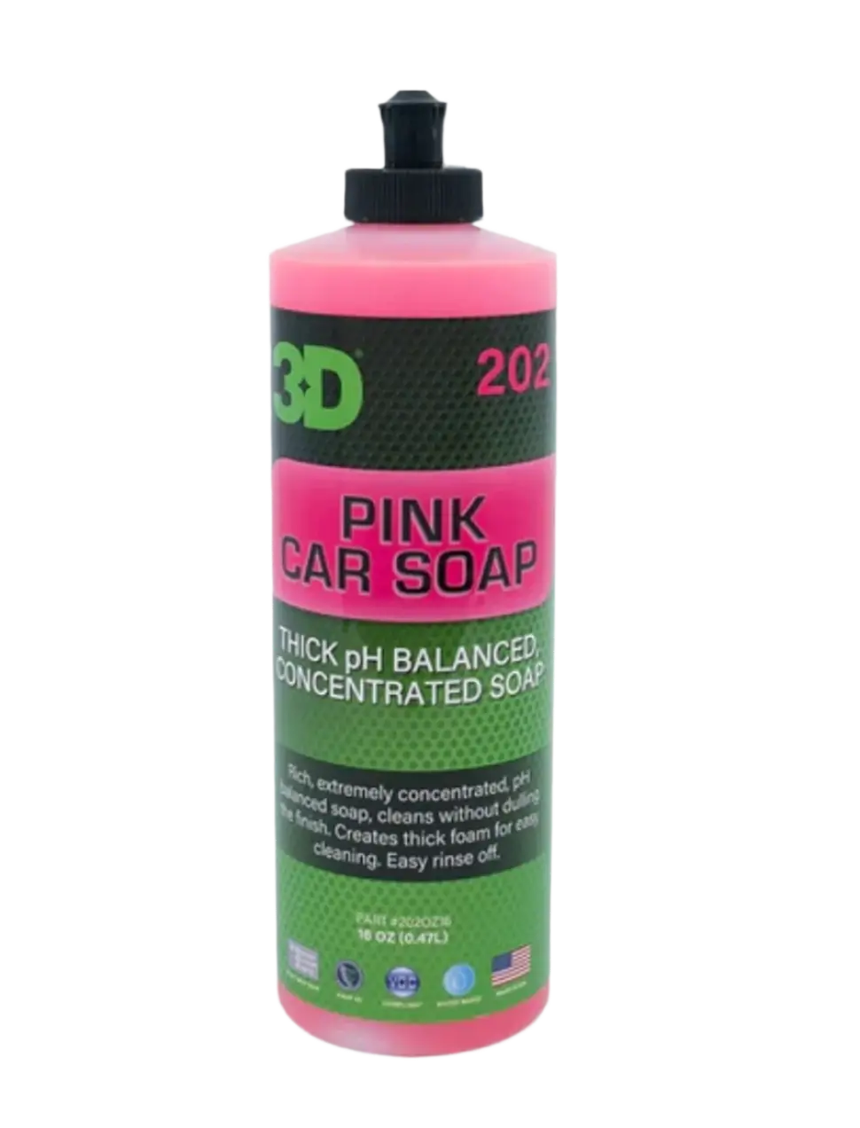 3D Pink Car Soap - 16Oz, 1 Gal 1